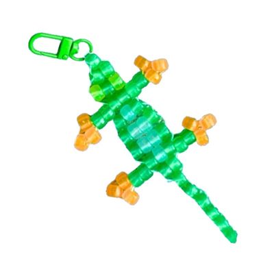 90s Lizard Glow-in-the-Dark Keychain/Charm Kit