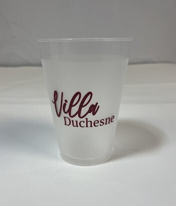 Frosted Villa Plastic Cup