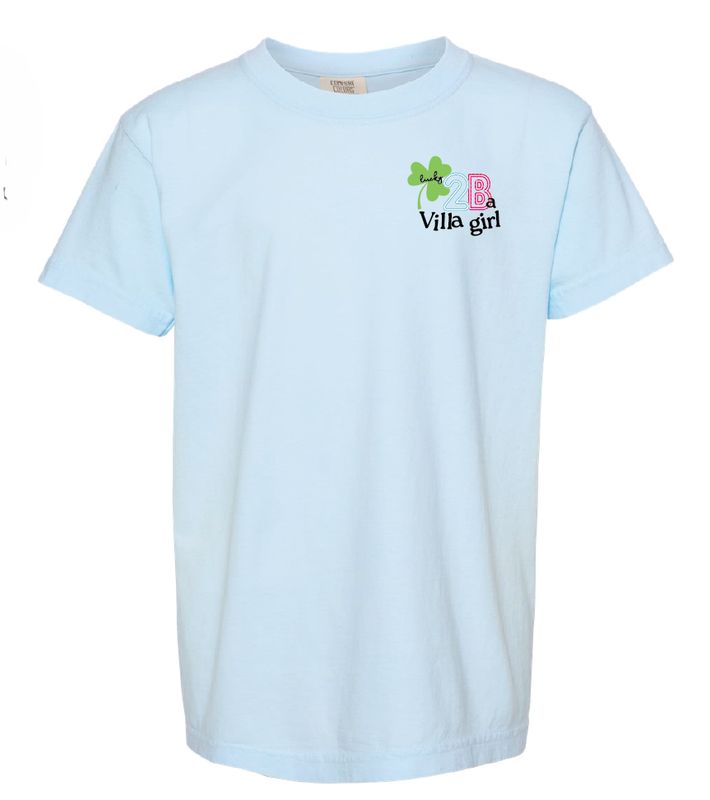 YTH Lt Blue Lucky 2B Tee