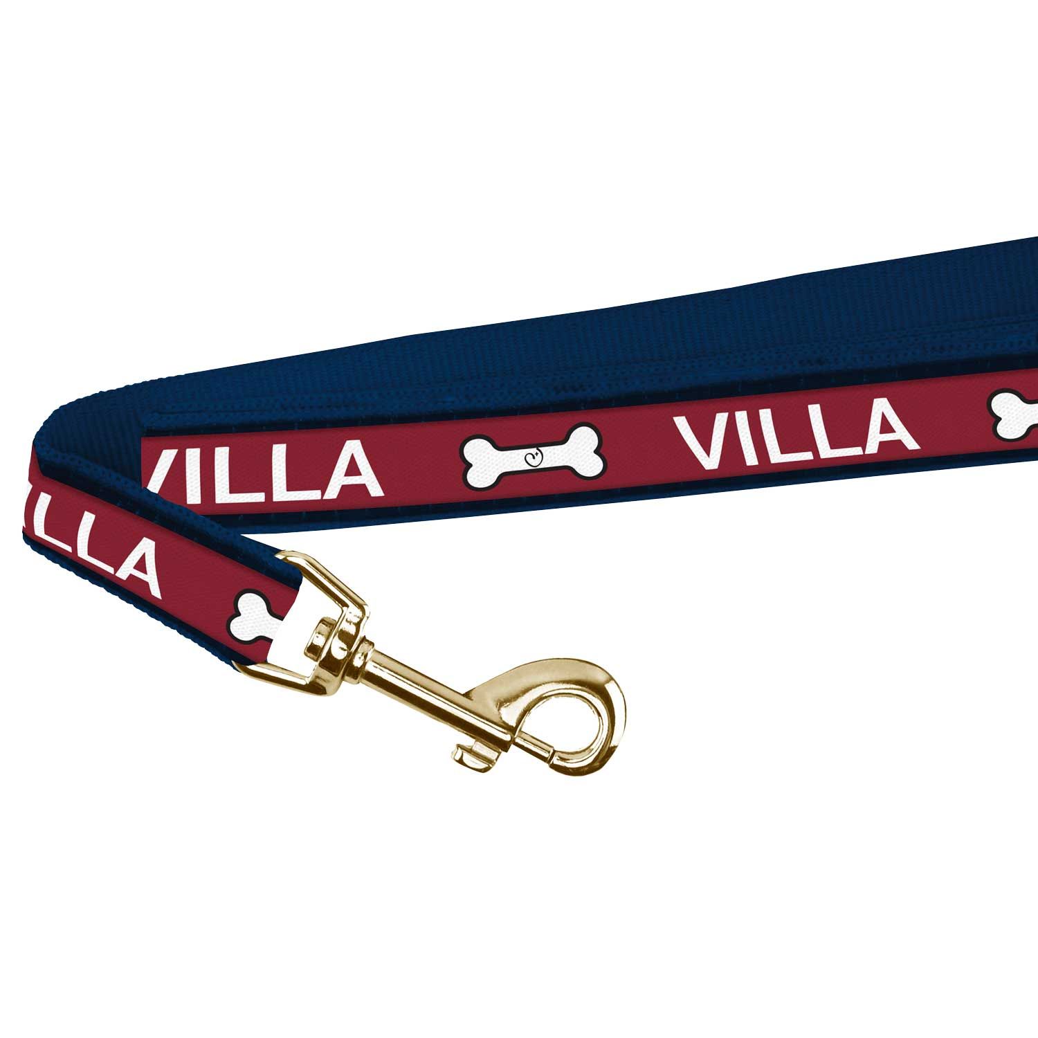 Nvy/Mrn VILLA/Bone Dog Leash 