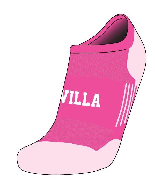 Pink VILLA Ankle Socks
