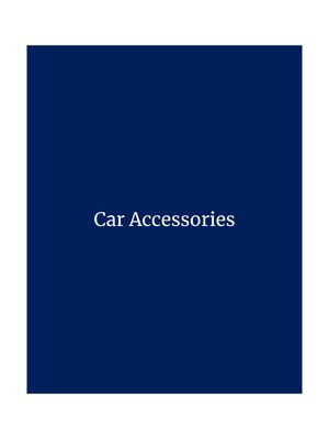Car Accessories