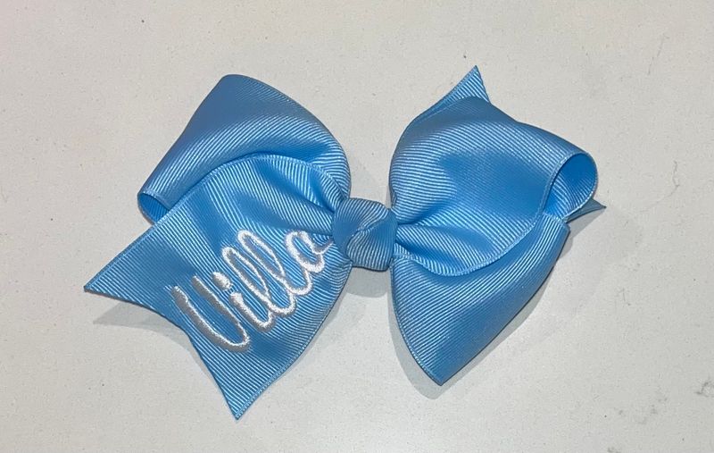 3&quot; Hair Bow Light Blue