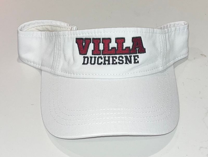 Adult White VD Visor
