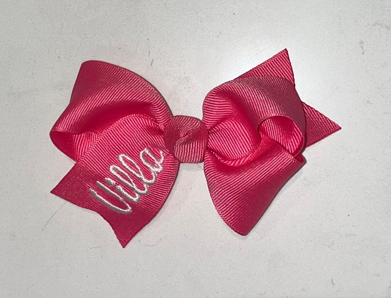 3&quot; Hair Bow Hot Pink