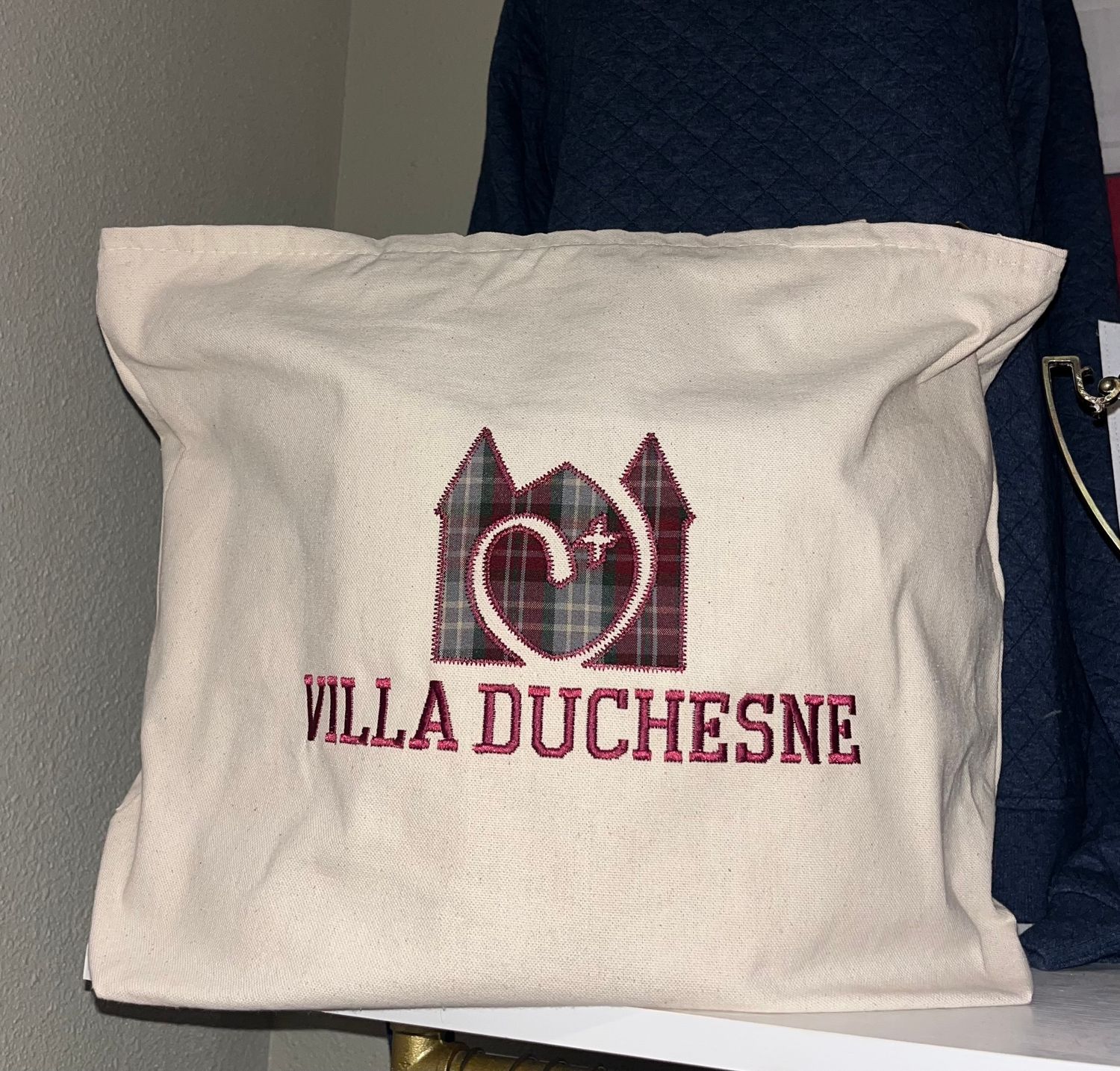 Natural Tote Bag Applique