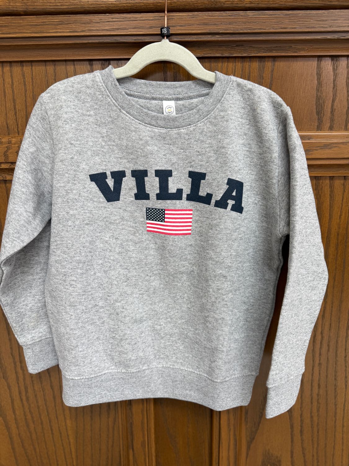Yth Gray VILLA USA crewneck