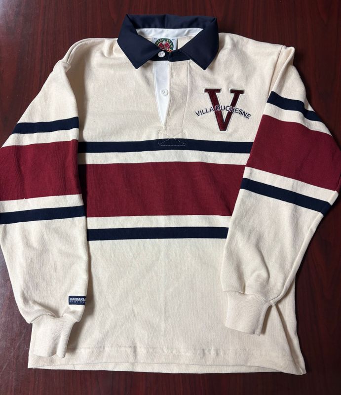 Ivory/Mrn/Nvy Rugby V Spirit Logo