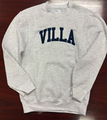 Yth Ash VILLA Navy Applq Arch Crwnck