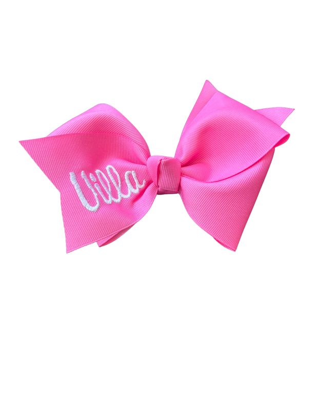 Ht Pink 4" Bow Villa