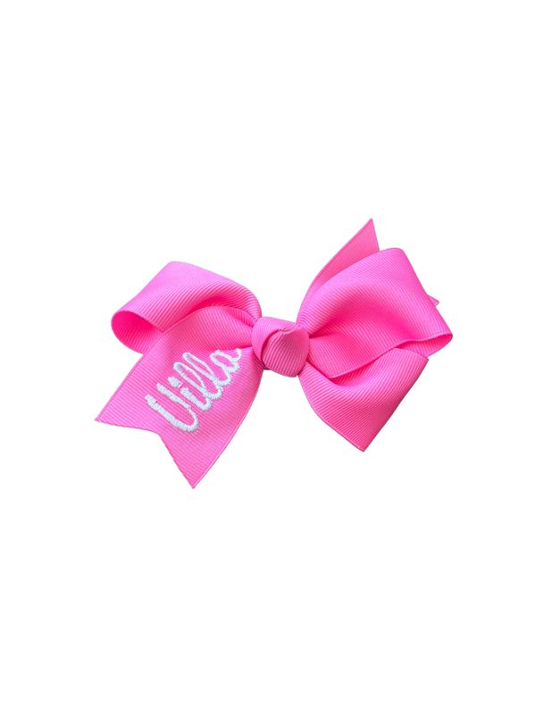 Ht Pink 3" Bow Villa