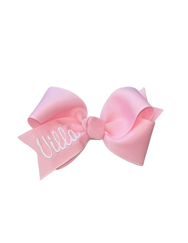 Lt Pink 3" Bow Villa