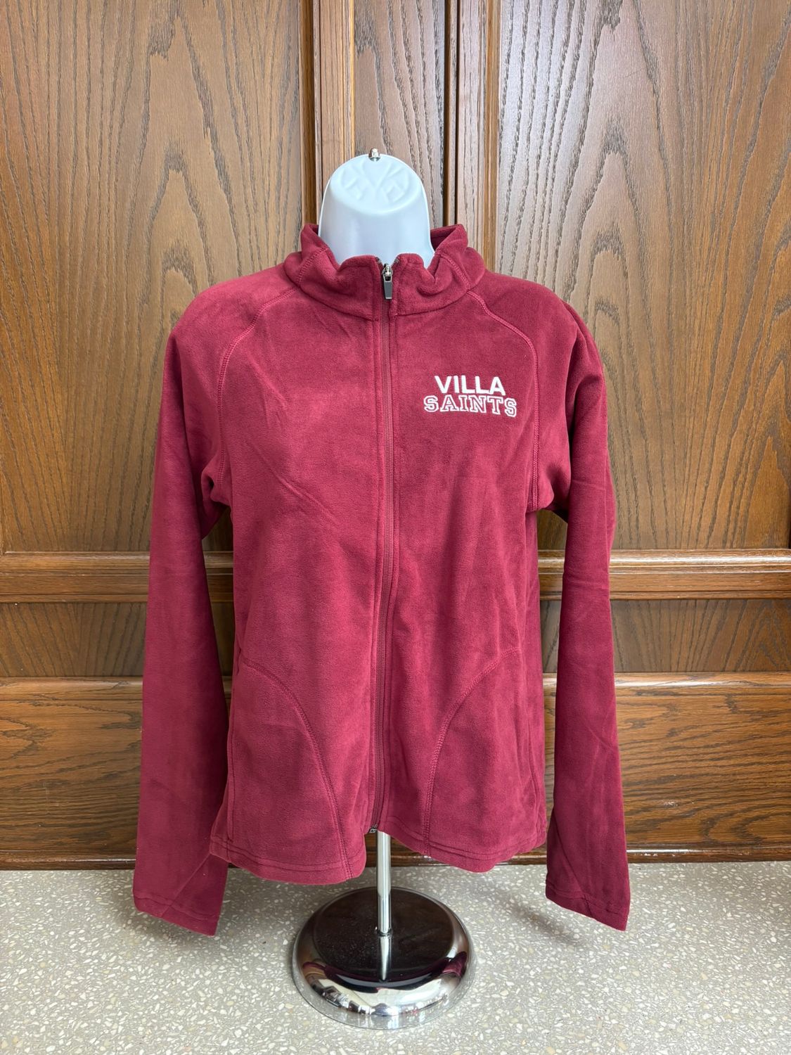 Yth Maroon Micro Fleece Jacket