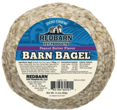 Redbarn Barn Bagel Peanut Butter