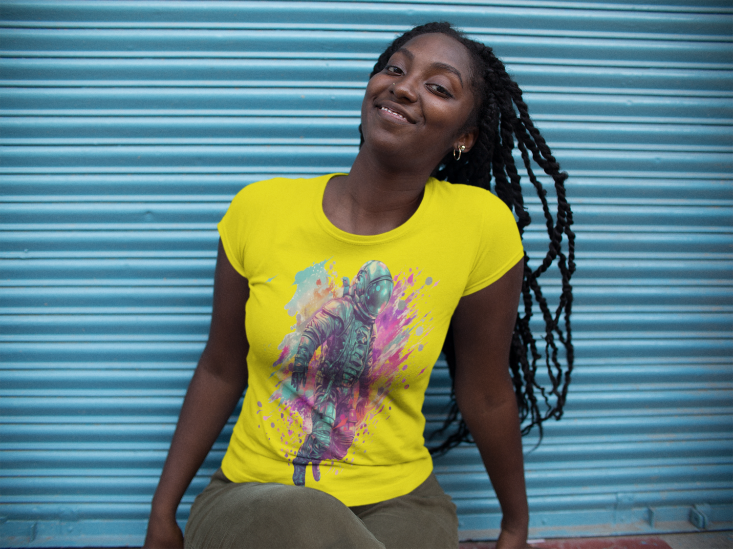 Psychedelischer Astronaut