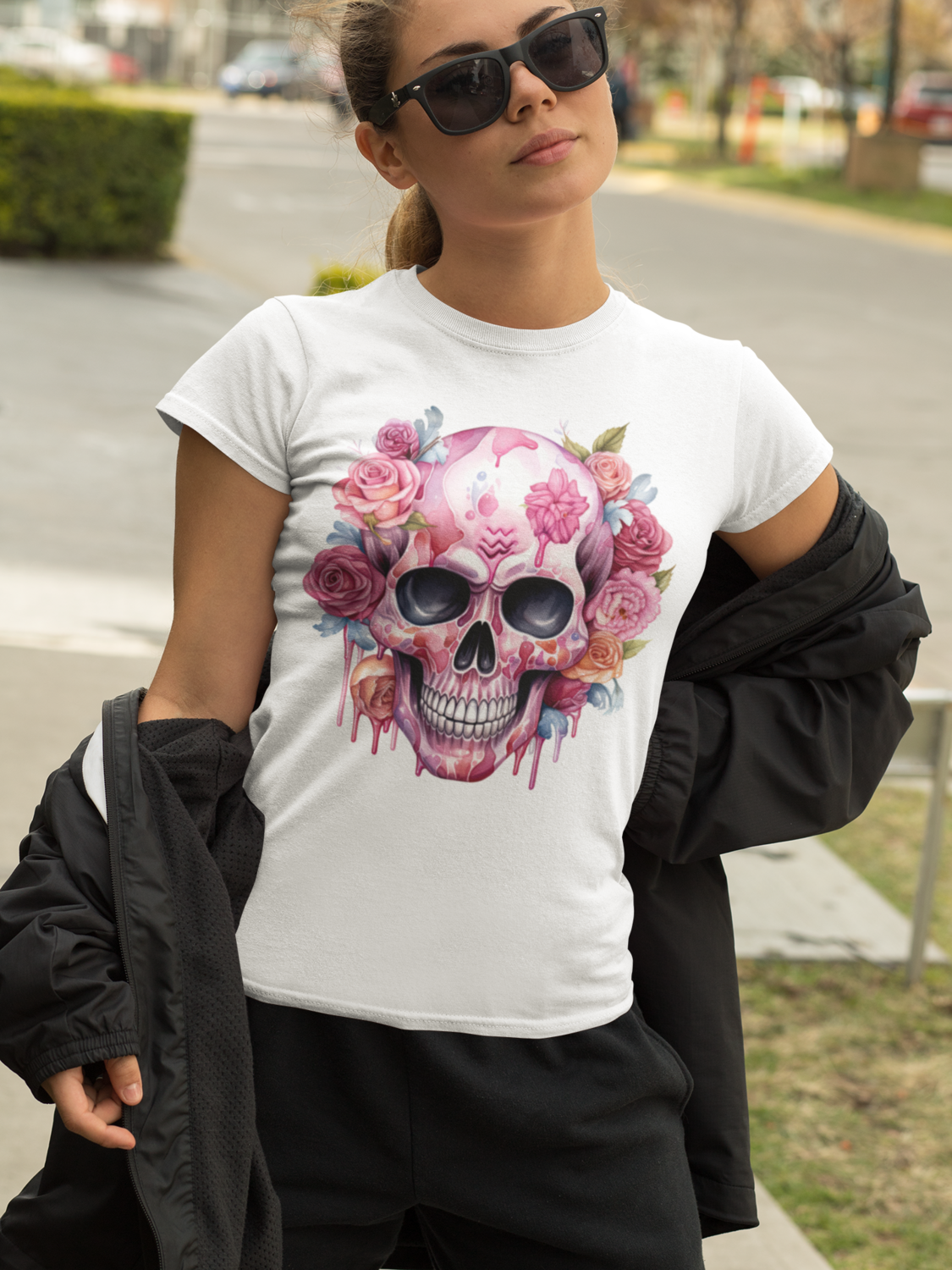 Pink Skull Halloween