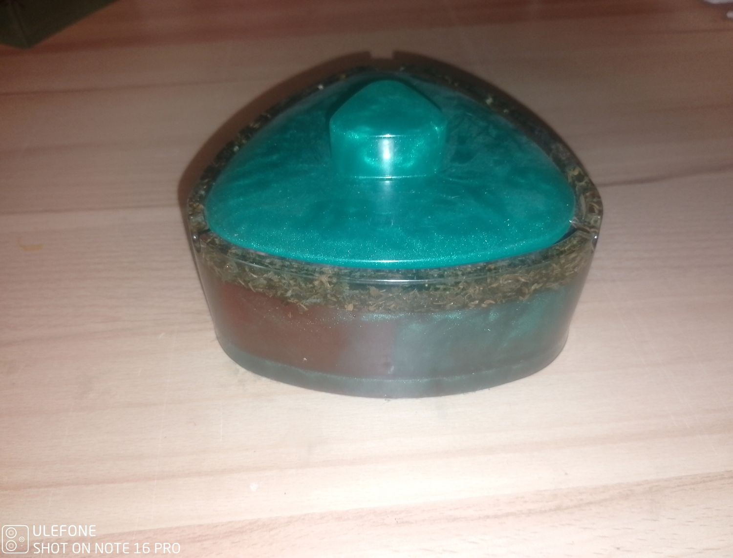 Aschenbecher aus Epoxidharz