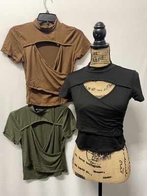Cross Open Front Chest