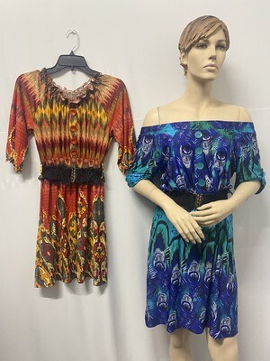 Smocked Off-The Shoulder Dress
