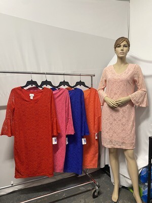 Lace Bell Sleeve Dress