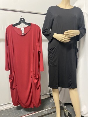 Long Sleeve Dress With Pockets