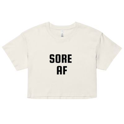 Women’s sore af crop top