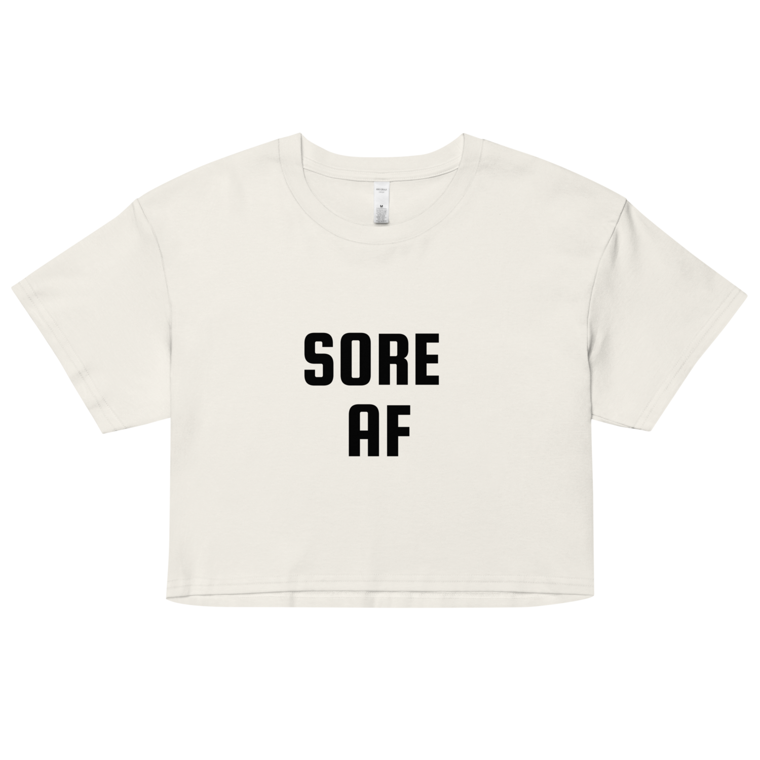Women’s sore af crop top