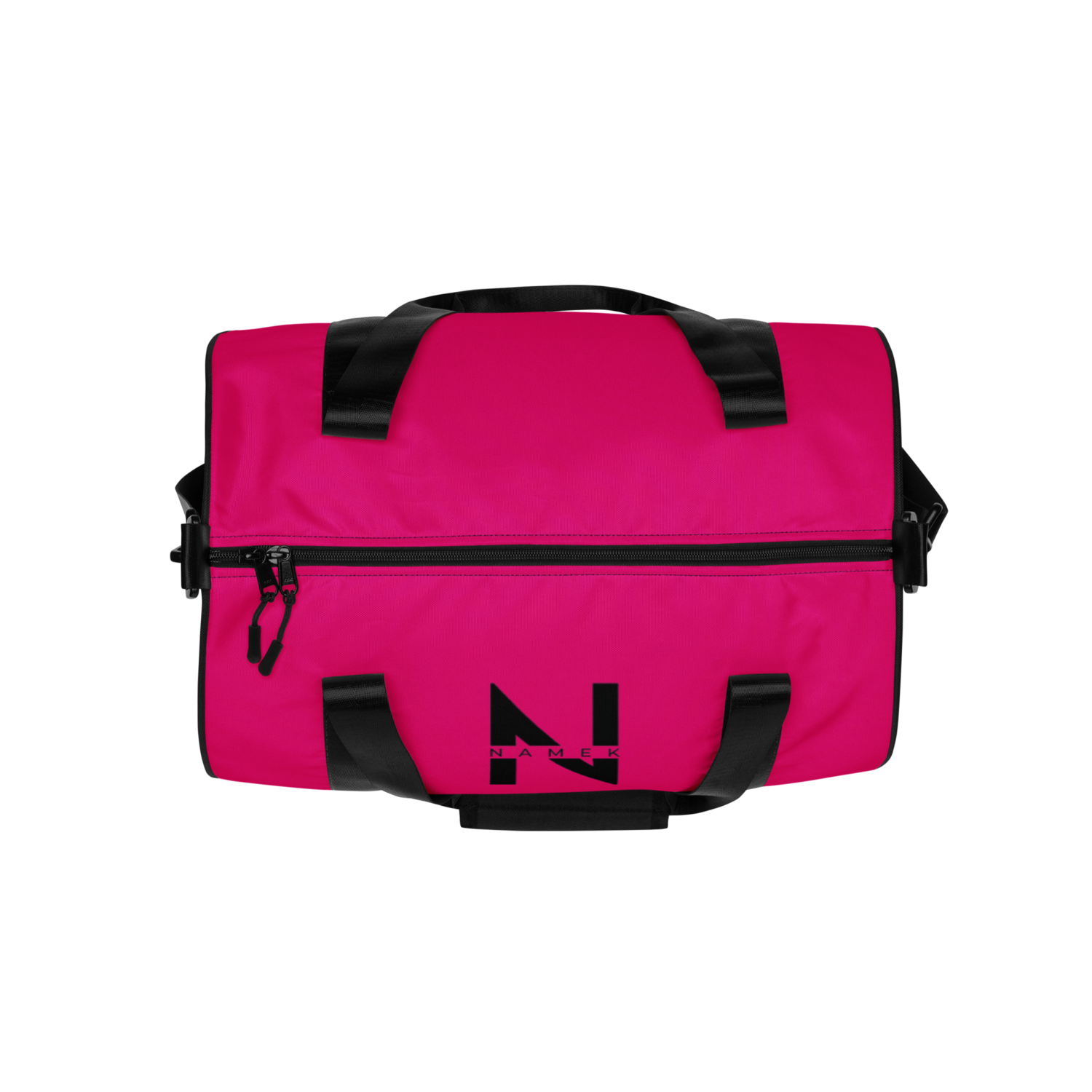 Logo print gym bag