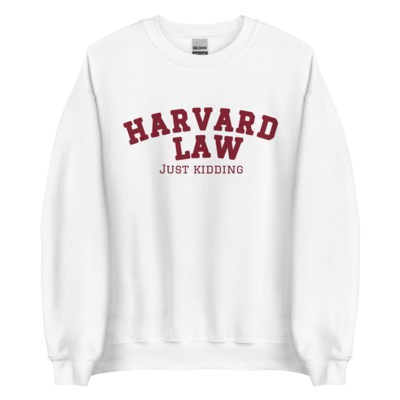 Harvard law jk Unisex Sweatshirt
