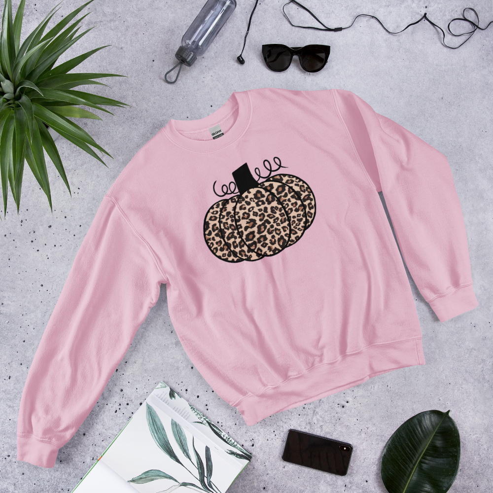 Leopard print pumpkin Sweatshirt