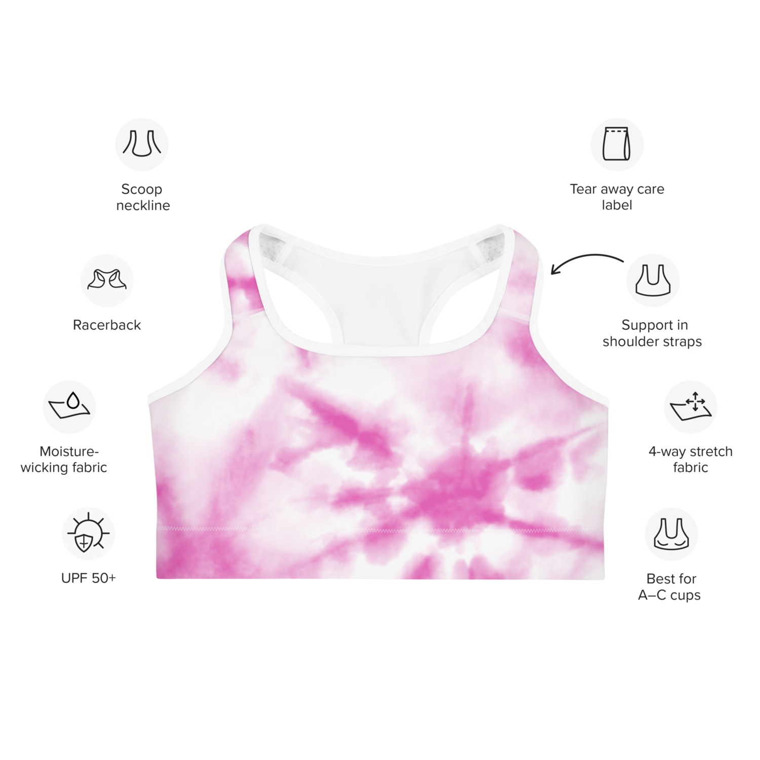 Pinky Sports bra