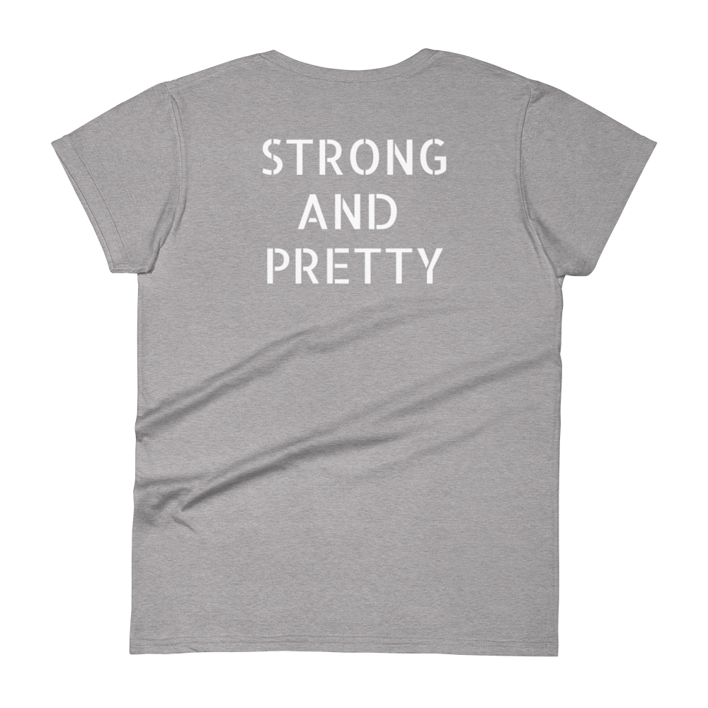 Strong and pretty Women&#39;s short sleeve t-shirt