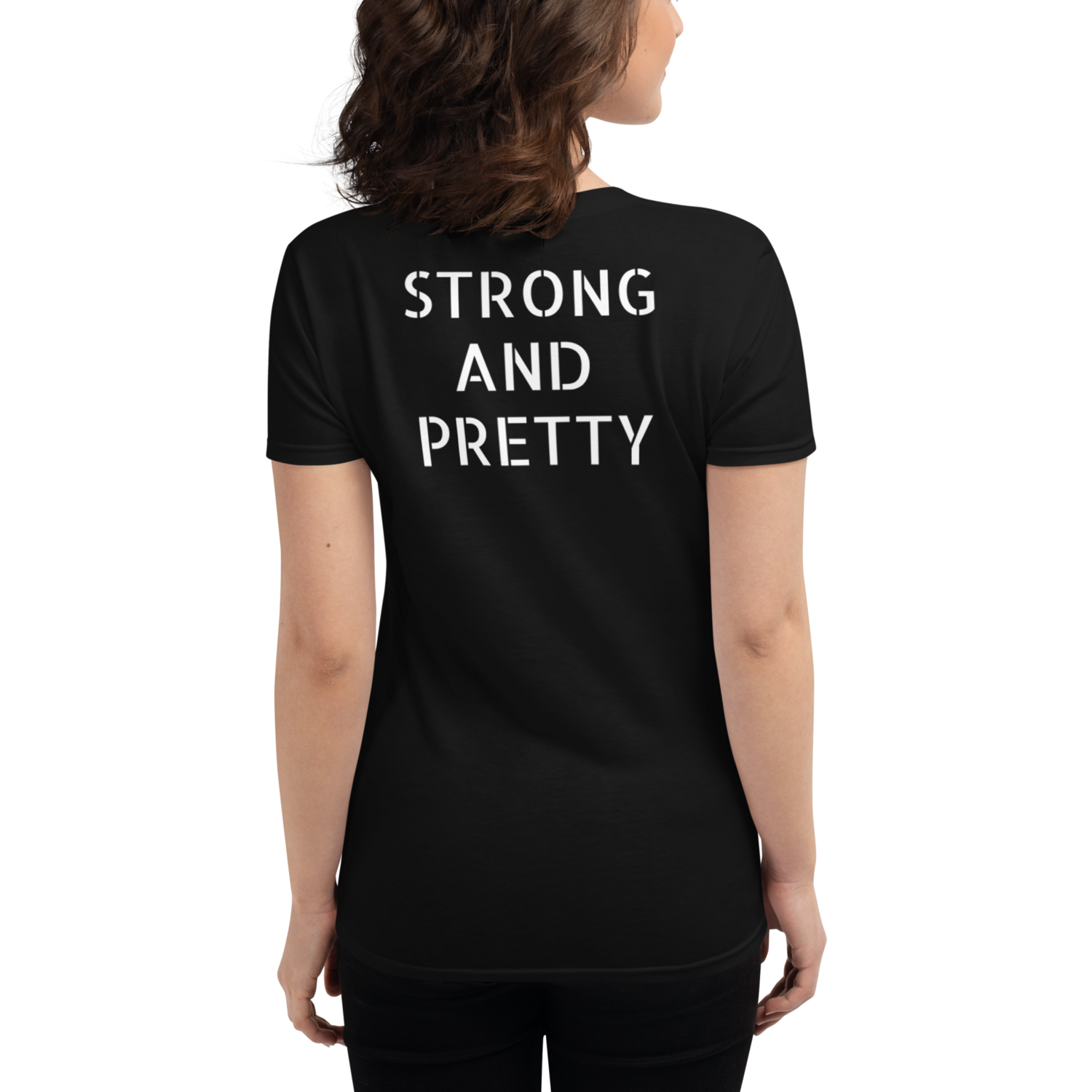 Strong and pretty Women&#39;s short sleeve t-shirt