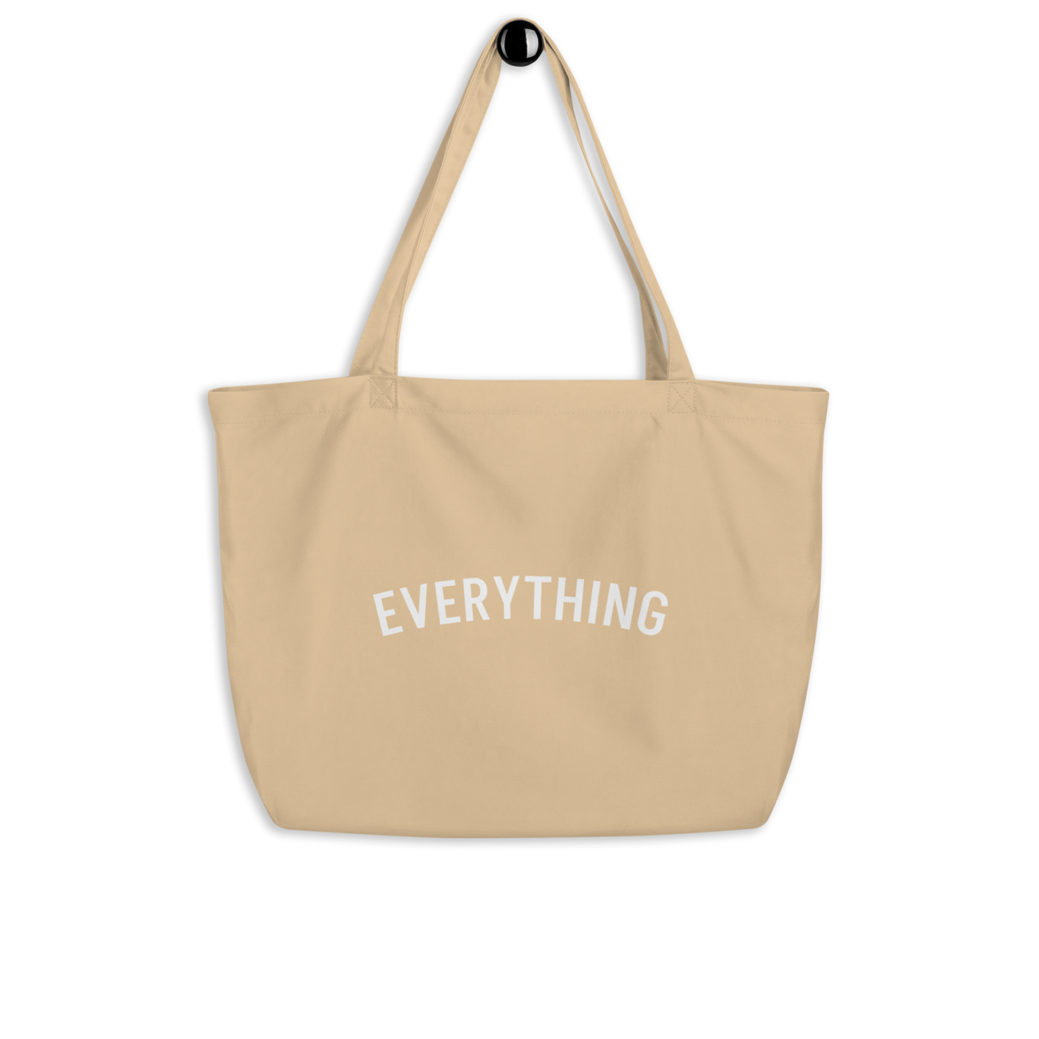 Everything Large organic tote bag