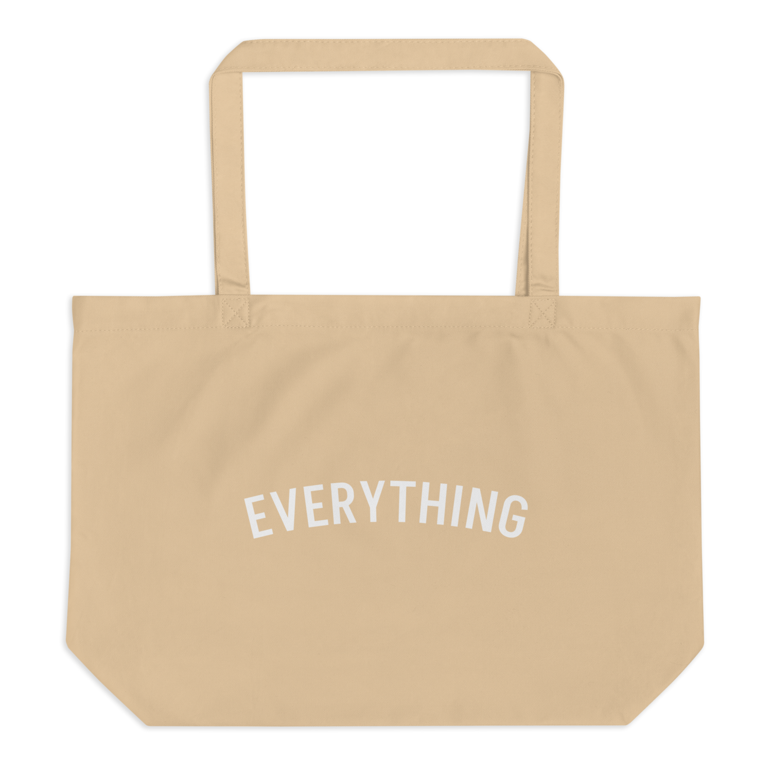 Everything Large organic tote bag