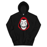 Black Dalí mask Unisex Hoodie