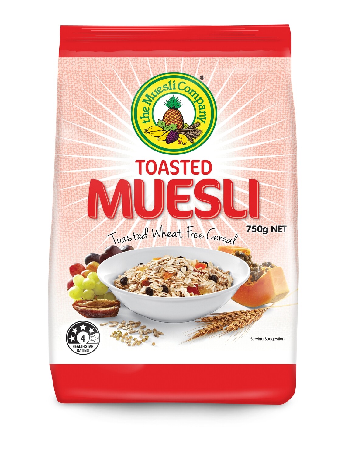 Toasted Muesli 750g x 18 (Bulk Pack)