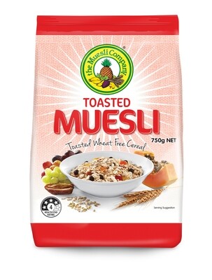 Toasted Muesli 750g x 18 (Bulk Pack)