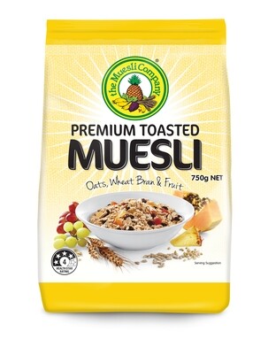 Premium Toasted Muesli 750g x 6