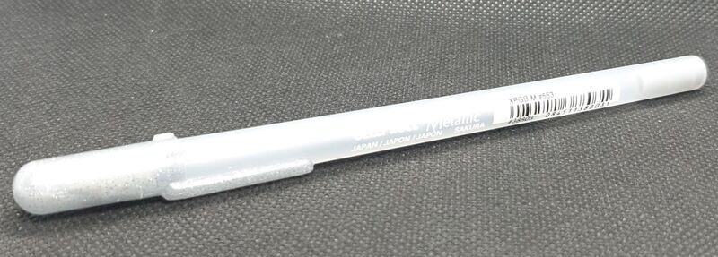 PG0007 White Gelly Roll 0.3mm Fine