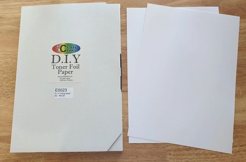 E0023 DIY Foiling Paper A4 (210 x 297mm) 80lb (200gsm)