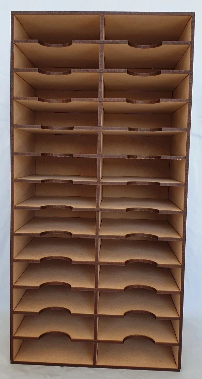S0001 - Ink Storage Cube half - Flat packed.