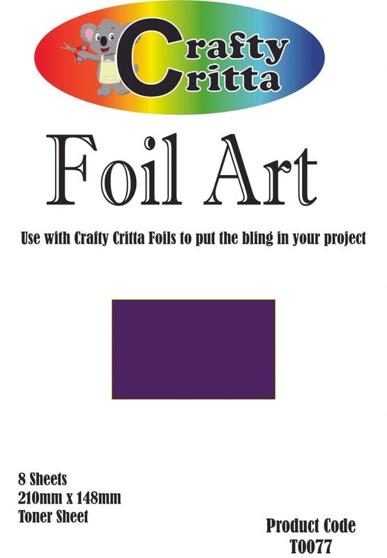 T0077 Dark Purple Toner Sheets