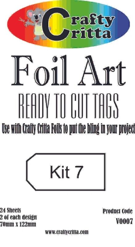 V0007 DYI Tag Foil Art Kit 7