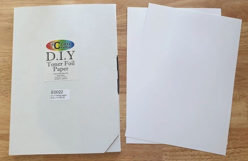 E0022 DIY Foiling Paper 8.5 x 11" 80lb (200gsm)