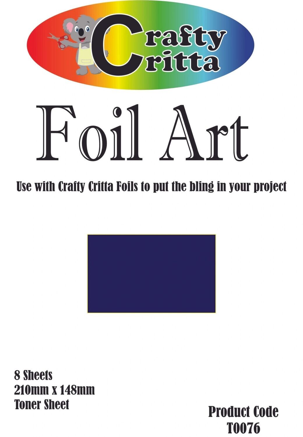 T0076 Dark Blue Toner Sheets