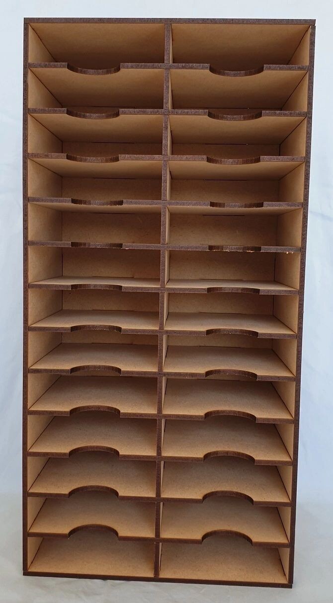 S0002 - Ink Storage Cubes - Distress Inks half - Flat packed.