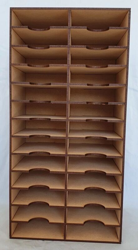 S0002 - Ink Storage Cubes - Distress Inks half - Flat packed.