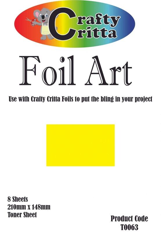 T0063 Yellow Toner Sheets