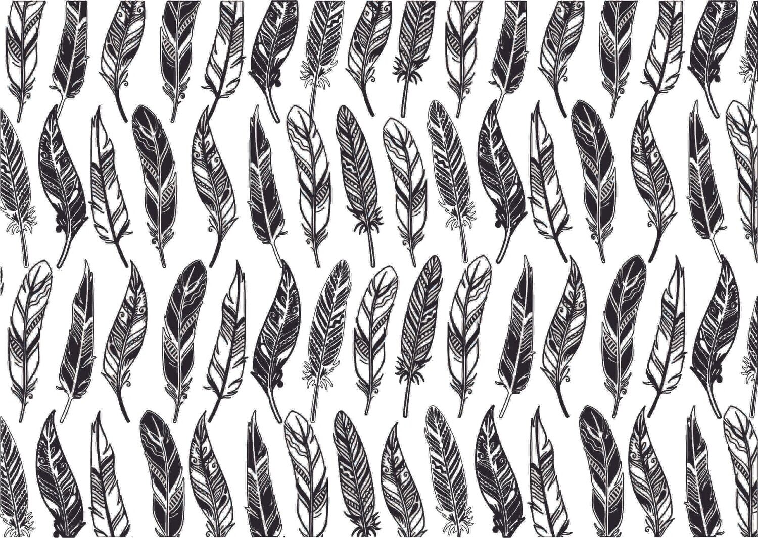 Q0007 Feathers Vertical